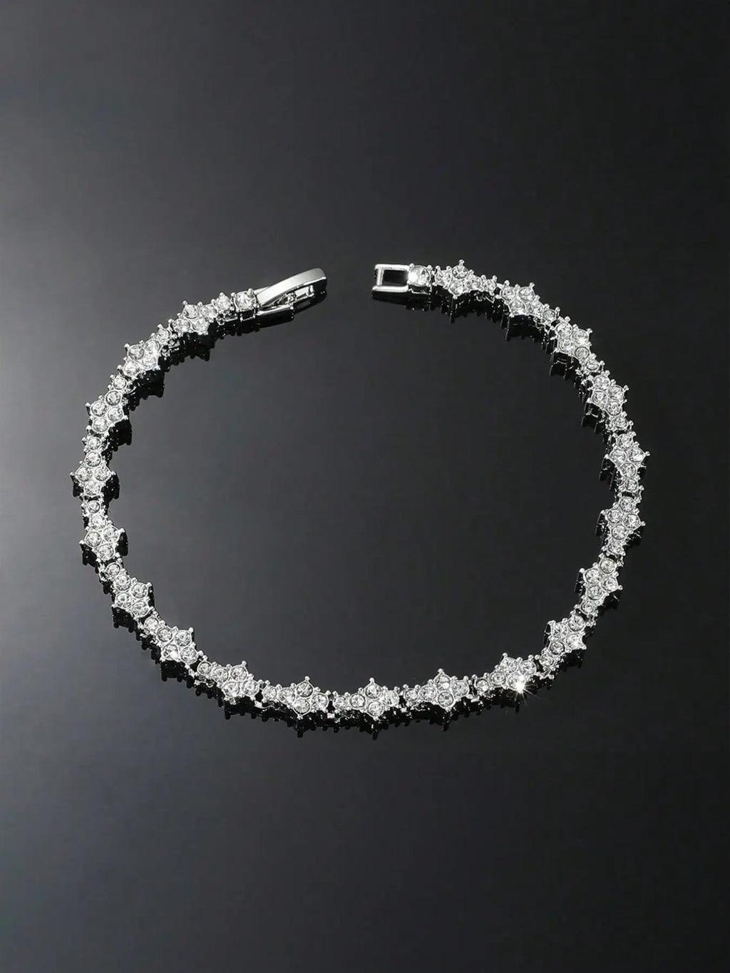 Hip-hop Style Tennis Bracelet, Alloy Chain Bracelet, Cz Bracelet, Accessories for Men and Women, Classic Sparkling Cubic Zirconia Commemorative Gift for Birthdays, Anniversaries, Exquisite Trendy Bracelet, Jewelry Bracelet, Bling Stylish Accessory
