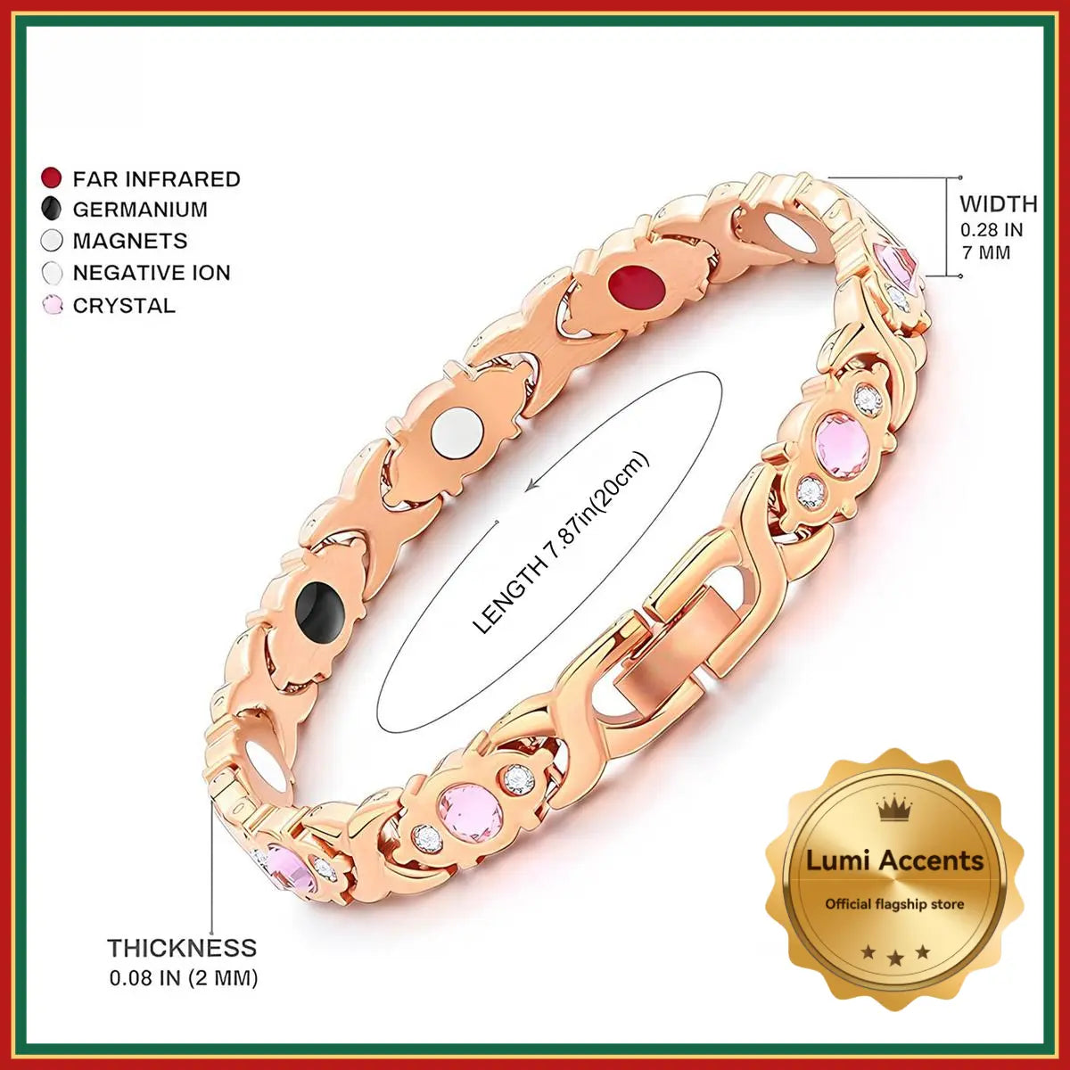 Women's Elegant Rhinestone Stretch Bangle, Adjustable Magnetic Band in Alloy Metal, Costume Jewelry Accessory for Womens Gifts, Jewelry For Women, Accessories For Women