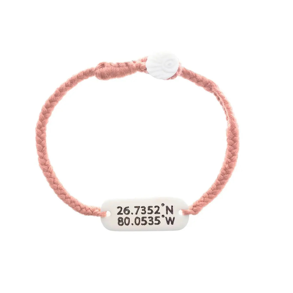 Wanderer Custom Coordinates Bracelet – Personalized Location Jewelry | Travel Sentimental Gift Handmade