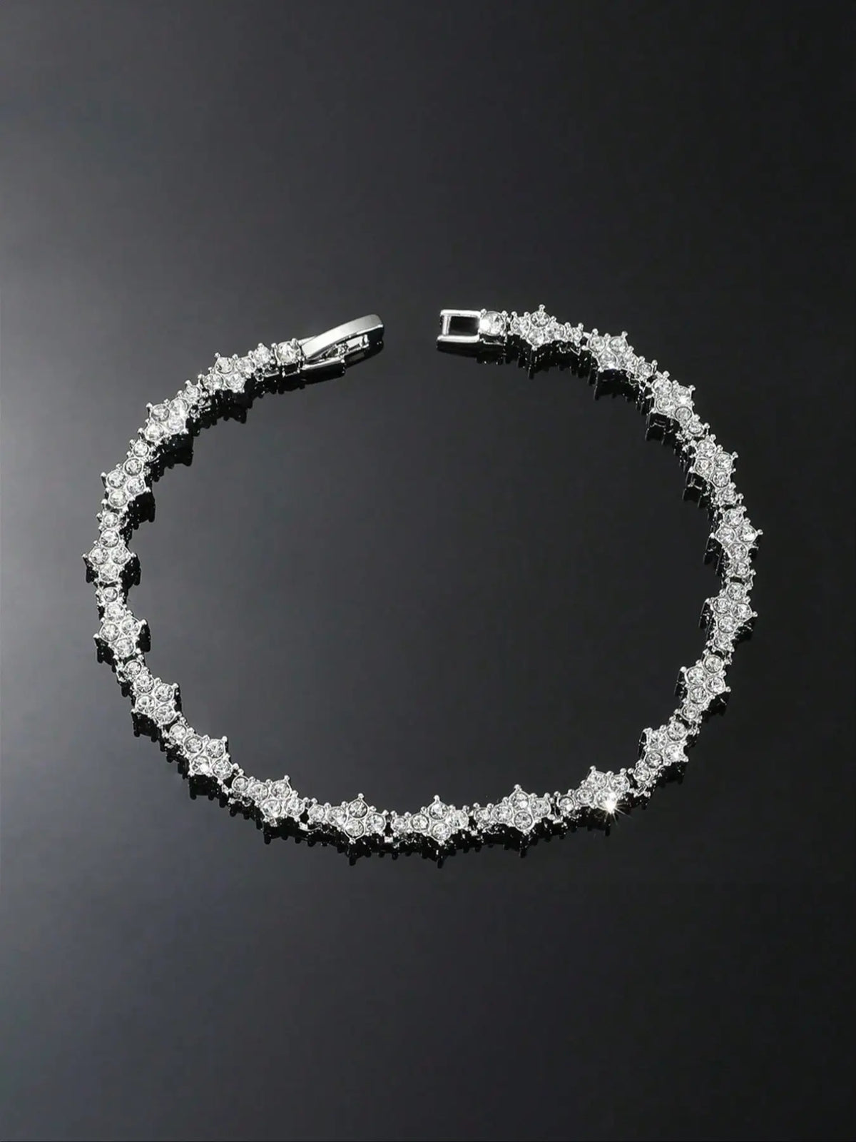 Hip-hop Style Tennis Bracelet, Alloy Chain Bracelet, Cz Bracelet, Accessories for Men and Women, Classic Sparkling Cubic Zirconia Commemorative Gift for Birthdays, Anniversaries, Exquisite Trendy Bracelet, Jewelry Bracelet, Bling Stylish Accessory