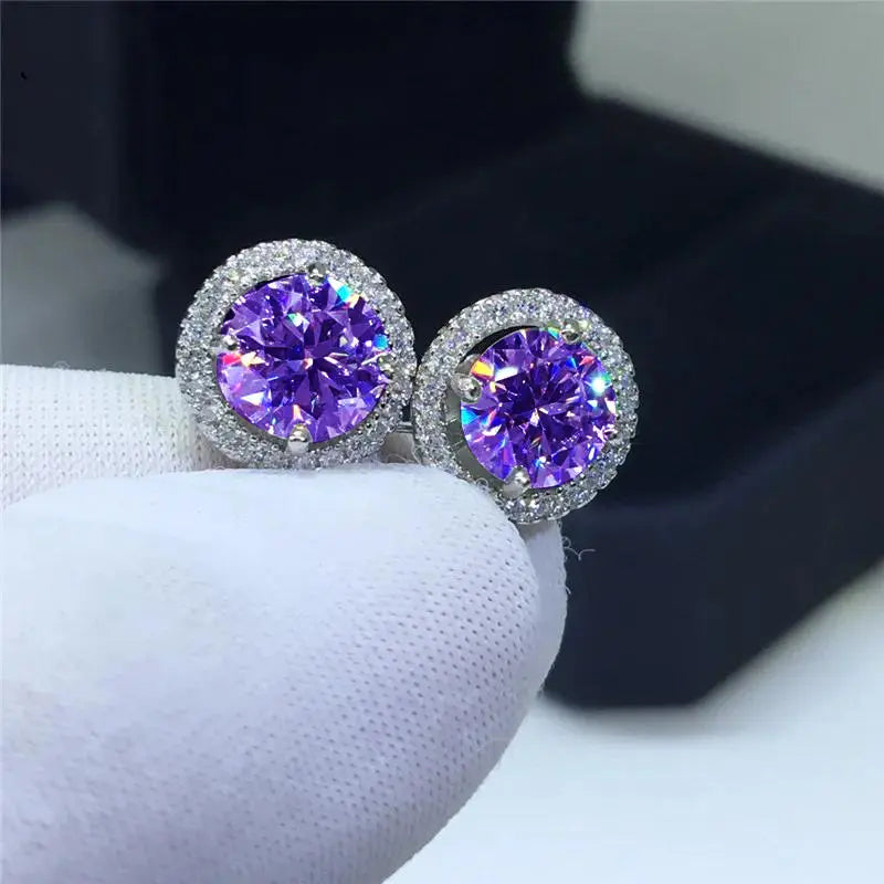 Minimalism Designed Birthstone Earrings Fashionable Classic Earringshook earrings Statement earrings clip Hoop earrings Valentine's Day Gift Girl Daily Casual Accessories Women's Men jewelry