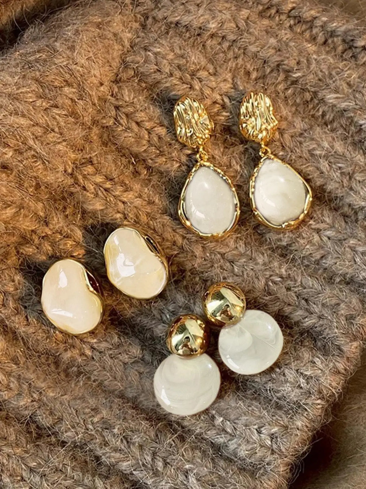 Vintage Elegant Earrings Set, Fashion Jewelry for Party, Daily Clothing Decor, Trendy All-match & Exquisite Jewelry for Birthday Gift, High Quality Earrings, Good Earrings, Earring Stacking Set