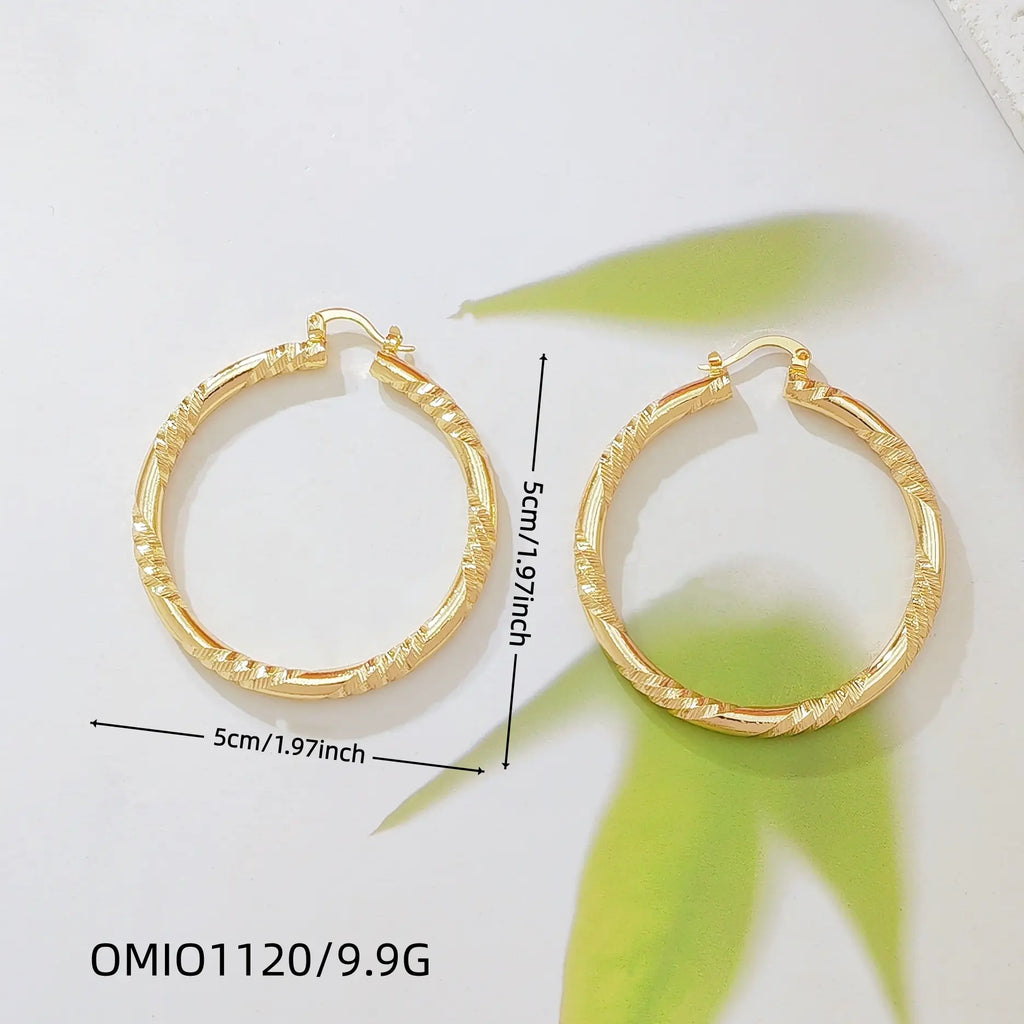 Women's Elegant Twisted Gold Shiny Huggie Earrings - Faceted Diamond-Cut Textured, Lightweight Comfortable Female Costume Jewelry, Earrings for Women for Party & Daily Wear, Gold Shiny Earrings,sohochic