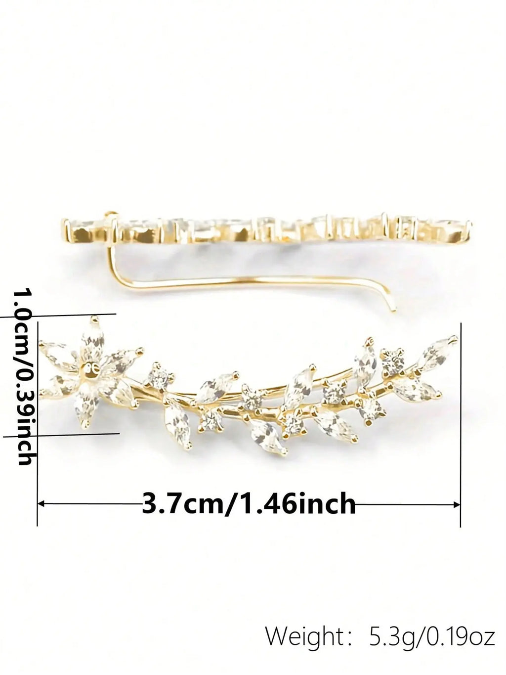 1 Pair Charm Cubic Zirconia Stud Earrings For Women Cute Earrings For Party Engagement Anniversary Jewelry Valentine's Day Gift Good Earrings