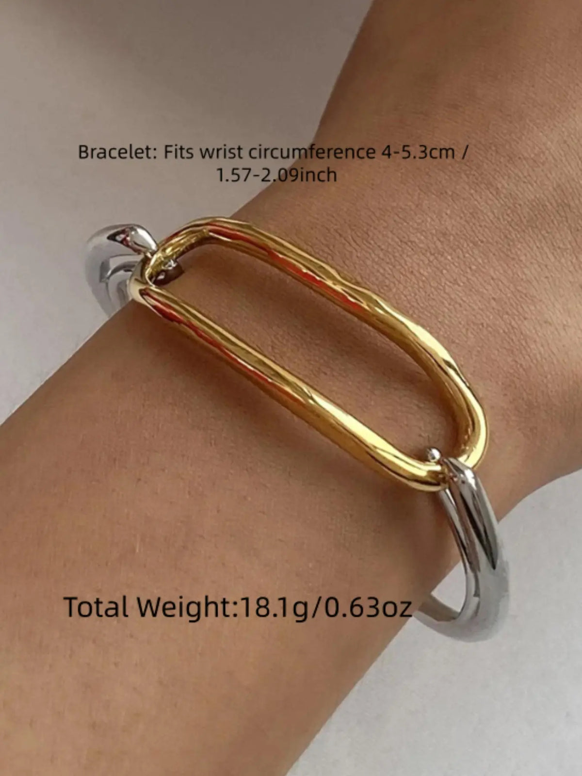 Women's Geometric Hand Bracelet, Elegant Minimalist Bangle, Exquisite Bracelet, Stainless Steel Material, Casual Style Design, All-Season Accessory, Plain Pattern Type, Fashionable Bracelet, Casual Trendy Jewelry, Hand Chain, Bangle Bracelets