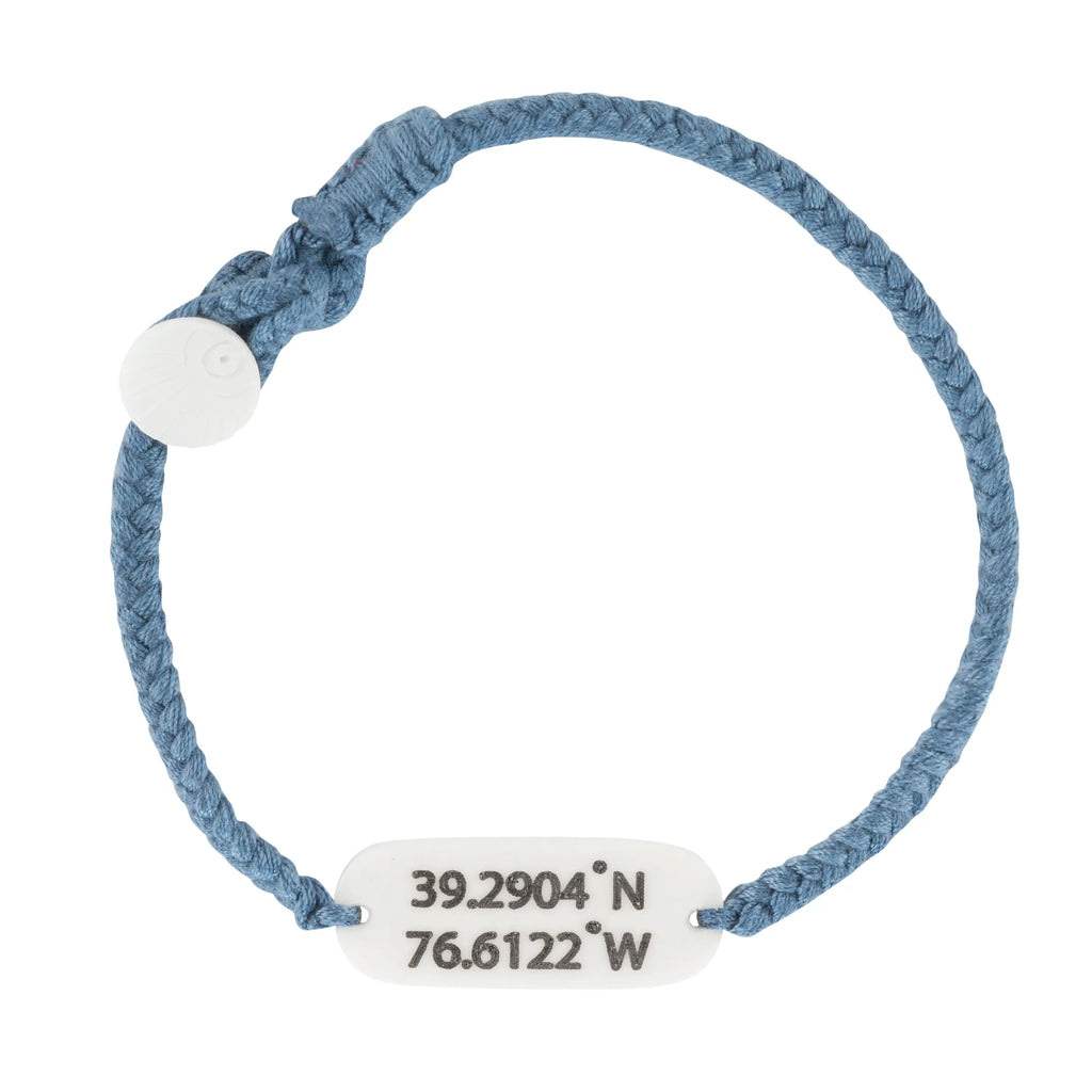 Wanderer Custom Coordinates Bracelet – Personalized Location Jewelry | Travel Sentimental Gift Handmade
