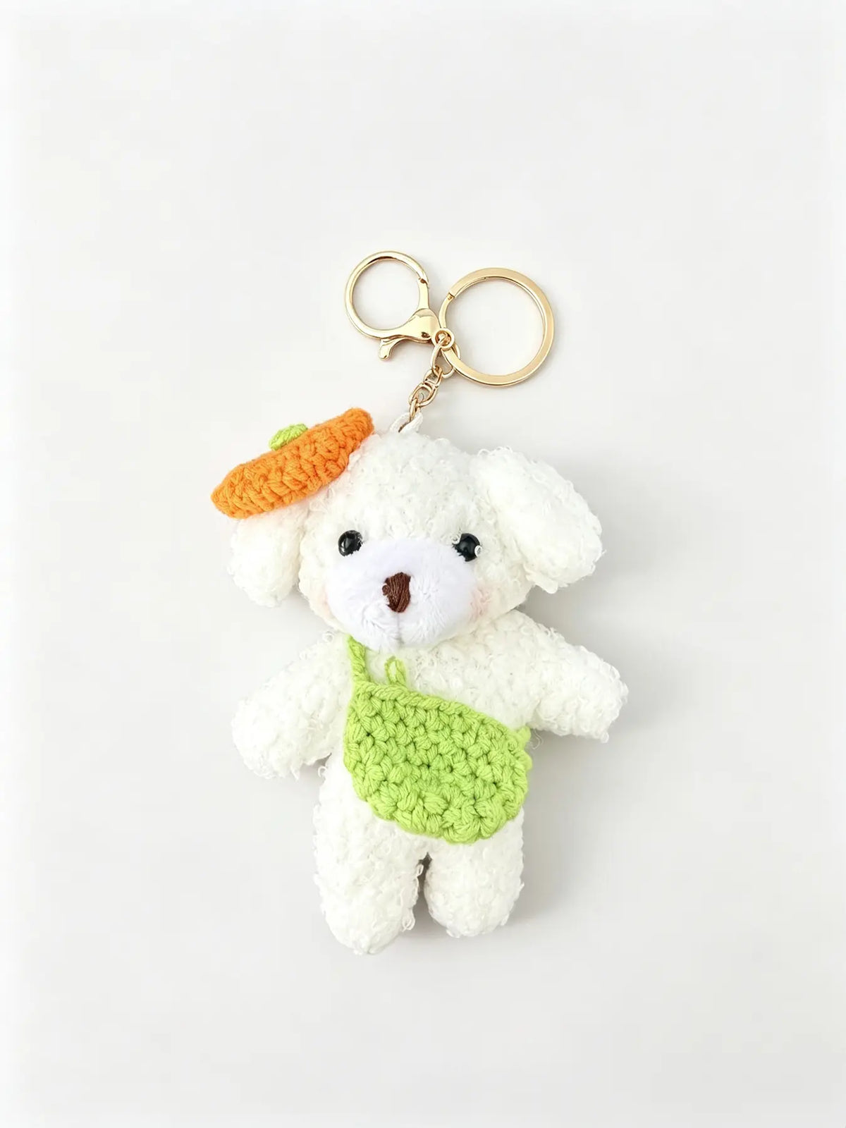 Cute Cat Design Keychain, Punk Style Plush Keychain for Women & Men, Fashion Accessories for Daily Use, Trendy All-match & Exquisite Keychain for Birthday Gift