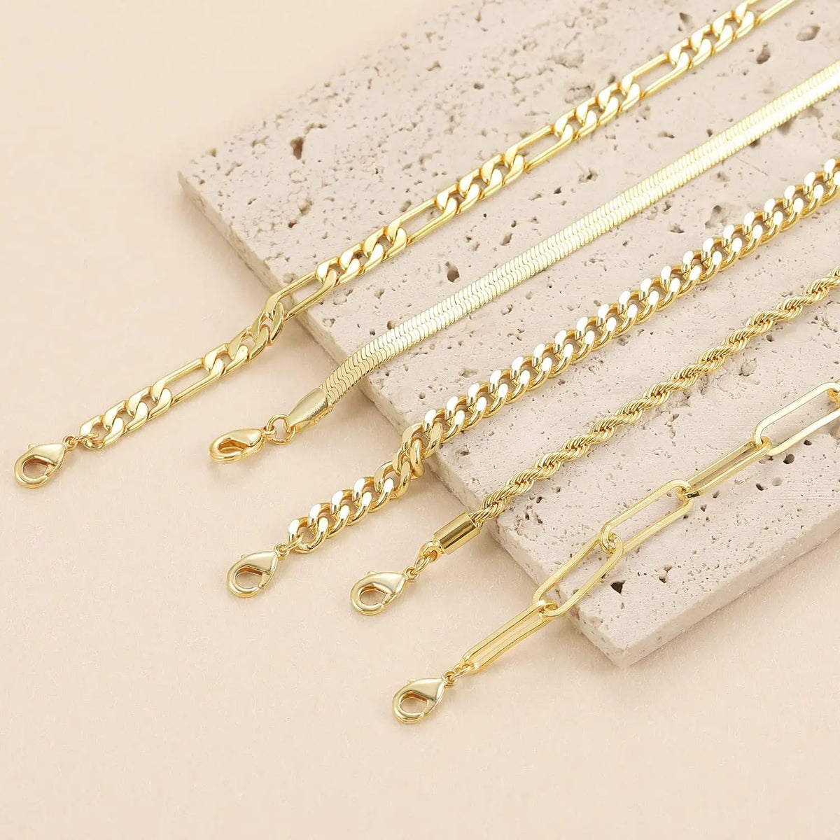FREEKISS Bracelets For Women Jewelry Sets For Women Cute Tennis Bracelets For Fashion Cuban Link Paperclip Chain Dainty Bracelet Pack Gifts For Women Girls