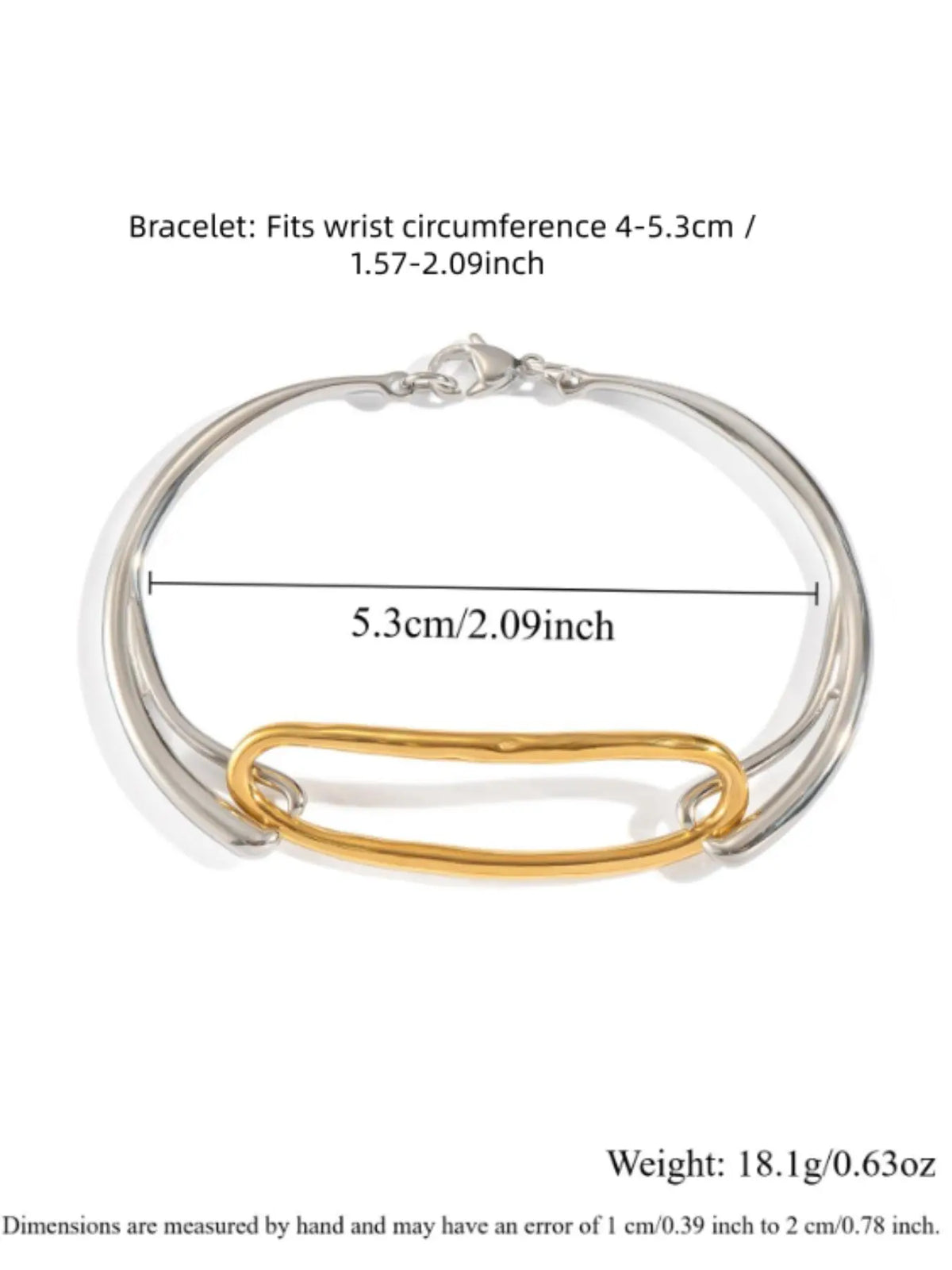 Women's Geometric Hand Bracelet, Elegant Minimalist Bangle, Exquisite Bracelet, Stainless Steel Material, Casual Style Design, All-Season Accessory, Plain Pattern Type, Fashionable Bracelet, Casual Trendy Jewelry, Hand Chain, Bangle Bracelets