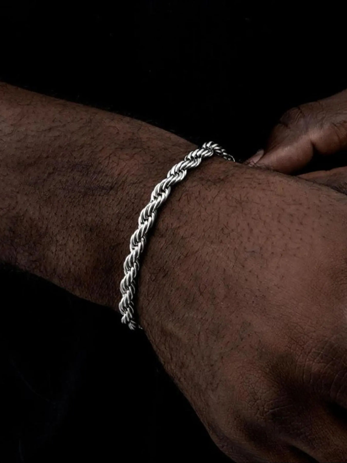 Men's Fashionable Cuban Chain Bracelet, Fashion Bracelets, Fashion Jewelry for Party, Daily Clothing Decor, Trendy All-match & Exquisite Jewelry for Birthday Gift