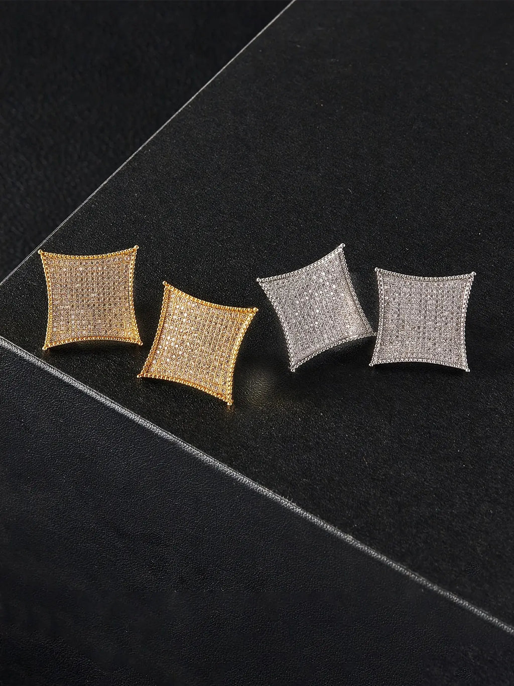 Iced Chics 23mm Large Star Stud Earrings, Earrings Studs, Unisex Hip Hop Style, Versatile Earrings, Comfortable Daily Wear, Party Accessories, All Seasons