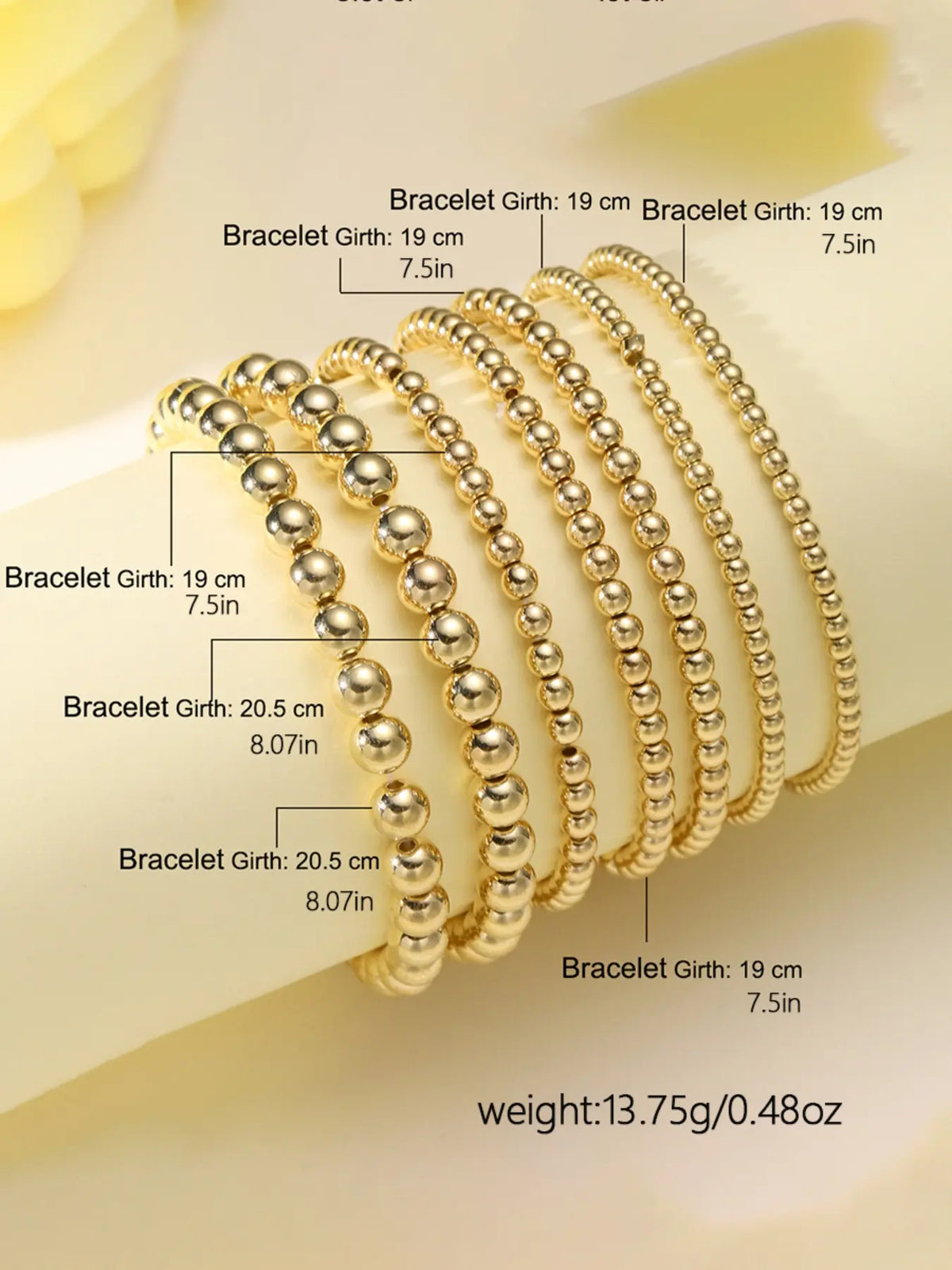 Women's Elegant Beaded Bracelet Set, Beaded Bracelet Pack, 7pcs Elastic Rope, Trendy Stackable Design, Stackable Bracelets, Stacked Bracelets, Perfect for Daily & Party Wear, Stretch Multilayered Bangles, Trendy Jewellery Accessories