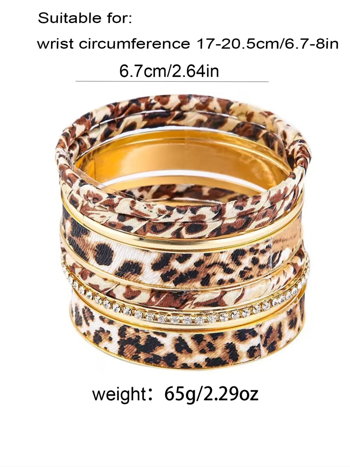 Women's Leopard Print Bracelet Set, Simple & Stylish Design, Perfect Gift for Friends & Family, Ideal for Parties & Daily Wear
