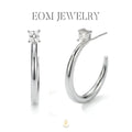 Chunky Hoop Earrings Native Big Earrings Trendy Large Open Hoops Bold Statement Minimalist Big Stud Hoops Lightweight Fashion Ear Jewelry Versatile Daily Outfit Accessories to Elevate Your Look