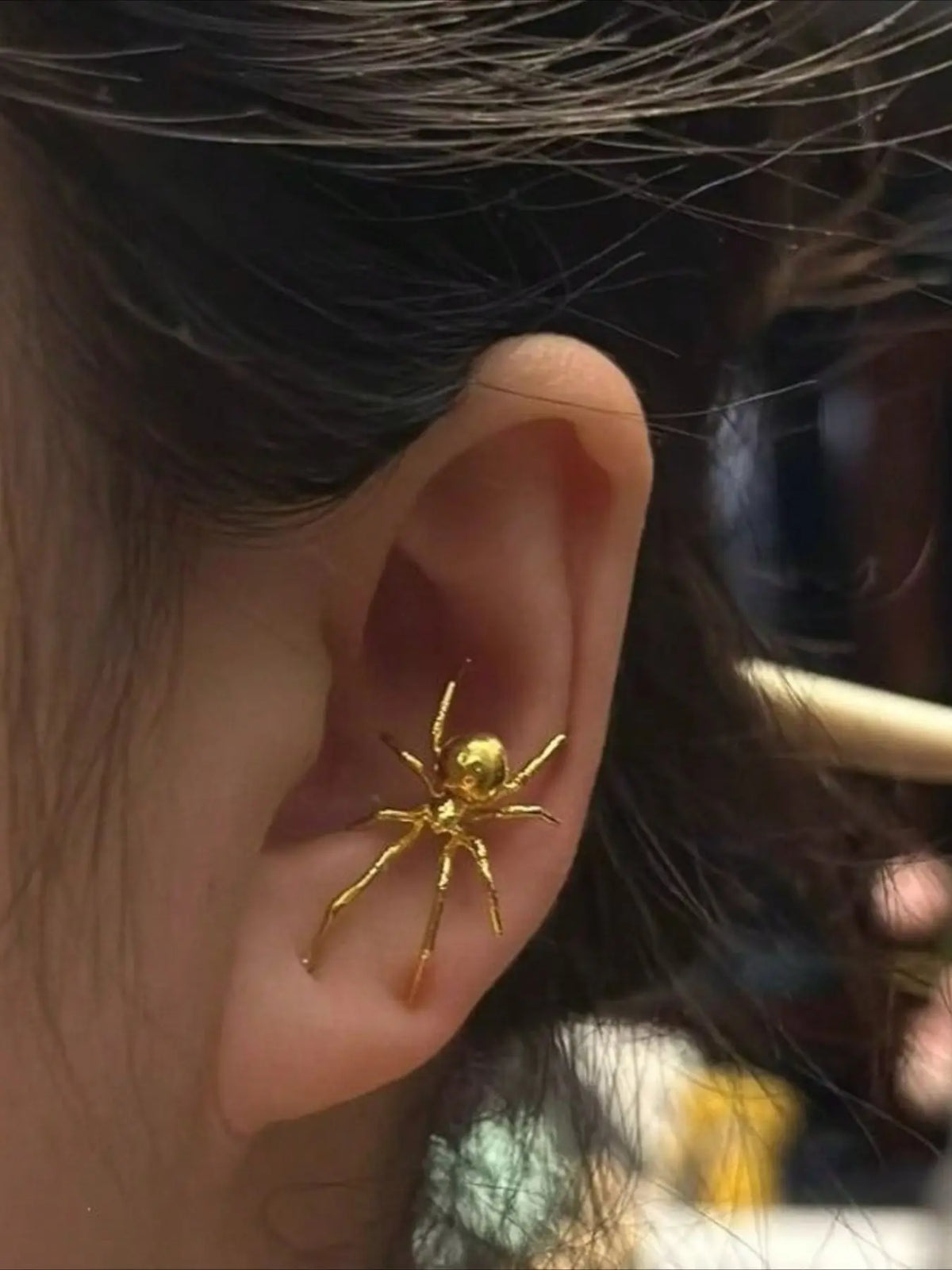 Unique High-end Handcrafted Silvery/golden Spider-shaped Earrings, Fashionable and Unique Women's Earrings, Women's Gift.halloween jewelry Gift for her