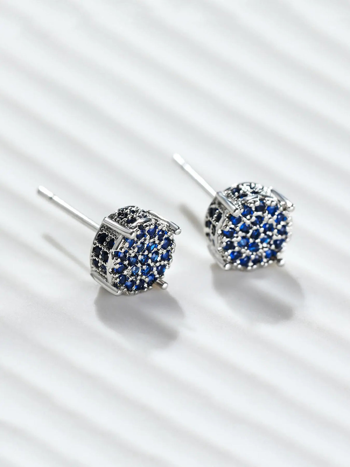 Round Artificial Zircon Decor Stud Earrings, 1/4 Pairs Earrings, Fashion Jewelry, Trendy All-match & Exquisite Jewelry, Party Festival Earrings