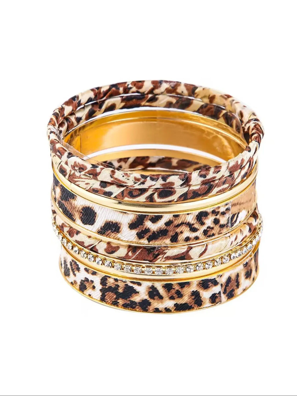 Women's Leopard Print Bracelet Set, Simple & Stylish Design, Perfect Gift for Friends & Family, Ideal for Parties & Daily Wear