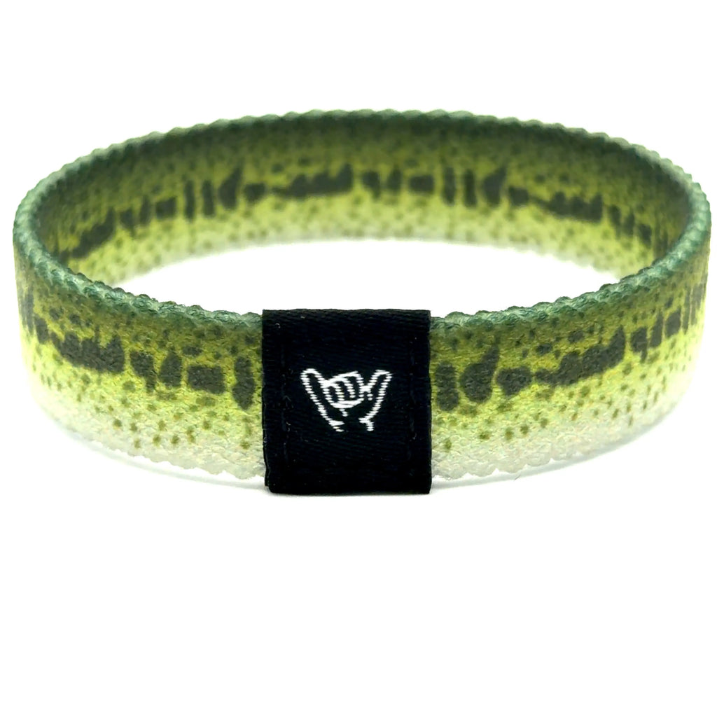 Largemouth Bass Skin Wristband Bracelet