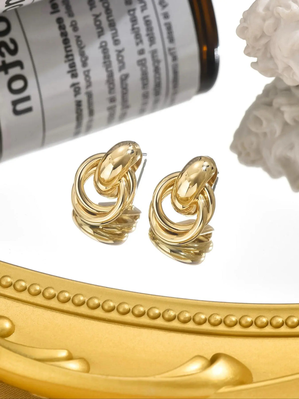Elegant Knot Design Dangle Earrings, Fashionable Jewelry for Women for Party, Daily Clothing Decor, Trendy All-match & Exquisite Jewelry for Birthday Gift