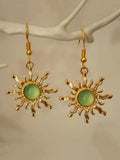 Sun Design Dangle Earrings, Dangling Earrings, Statement Earrings, Fashionable Jewelry for Women, Trendy All-match & Exquisite Jewelry for Birthday Gift, Trendy Fashionable Accessories