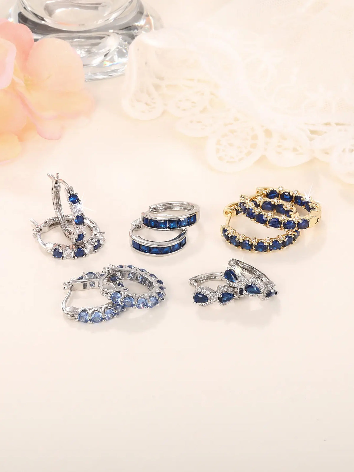 Women's Elegant Butterfly & Heart Design Hoop Earrings, Fashionable Exquisite Hoop Earrings, Trendy All-match Jewelry as Gift for Daily & Party Decor, Heart Shaped Earrings, Versatile Earrings, Earring Set, Ear Hoops