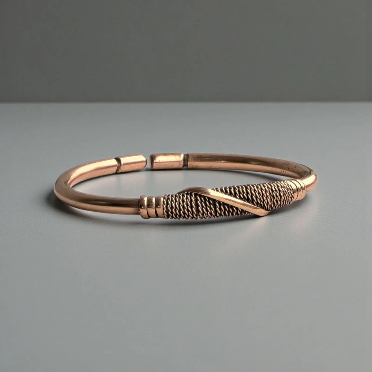 AFRICAN Pure Copper Bracelet - Handcrafted Textured Design for Unique Style and Durability
