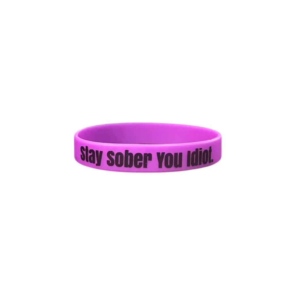Stay Sober You Idiot. Wristbands Quick Dry Water-Resistant Breathable Comfortable Unisex