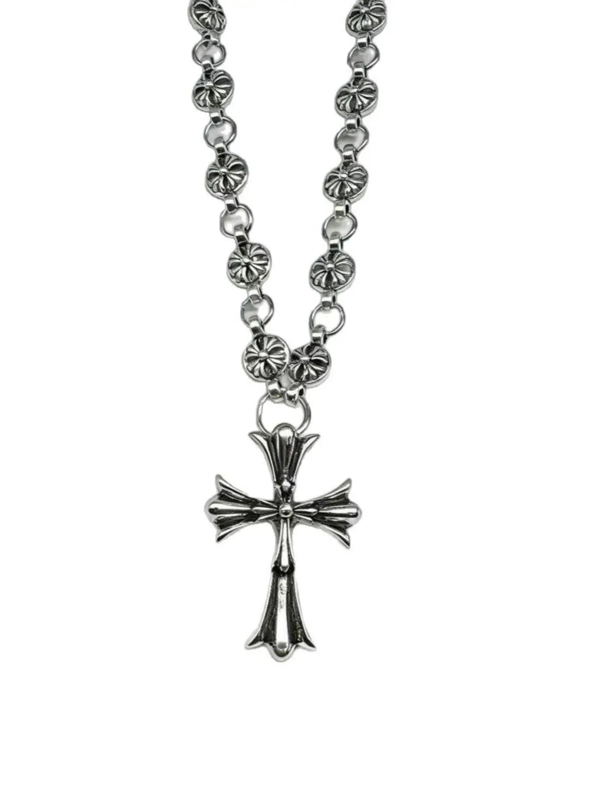 2-Piece Set Retro Unisex Gothic Layered Cross Necklace, Punk Sword Pendant, Ideal Gift for Men and Women, All-Season Accessory, Grunge Cross Necklace, Alloy Necklace, Cross Chain Design