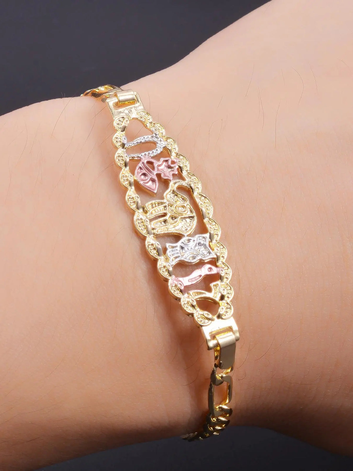 Fashion Creative Lucky Animal Design Braceletfor Men & Women, Bracelet Bangle, Fashion Jewelry for Party, Daily Decor, Trendy All-match & Exquisite Jewelry for Birthday Gift
