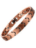 Copper Magnetic Bracelet, Copper Metal Bracelet, Adjustable Link Bracelet, Minimalist Adjustable Bracelet, Fashionable Bracelet, Simple Style Decoration, Fashion Accessories for Men & Women