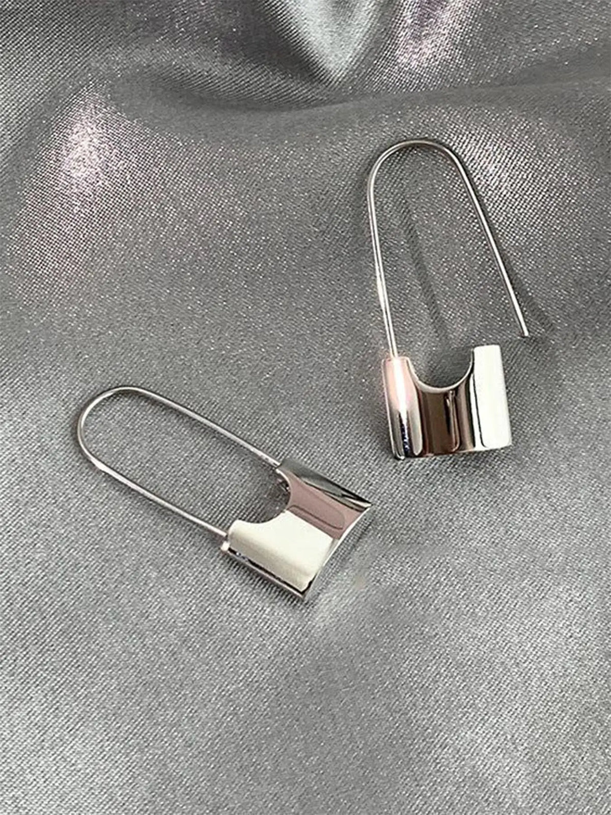 Elegant Simple Geometric Design Hoop Earrings, Ear Hoops, Fashion Jewelry for Party, Daily Clothing Decor, Trendy All-match & Exquisite Jewelry for Birthday Gift