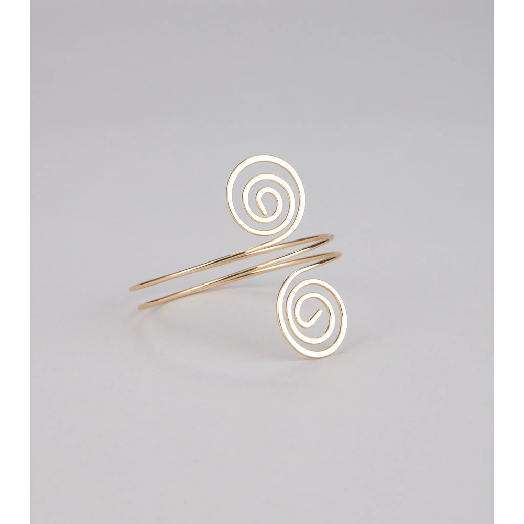 Wrapped Up Spiral Arm Cuff