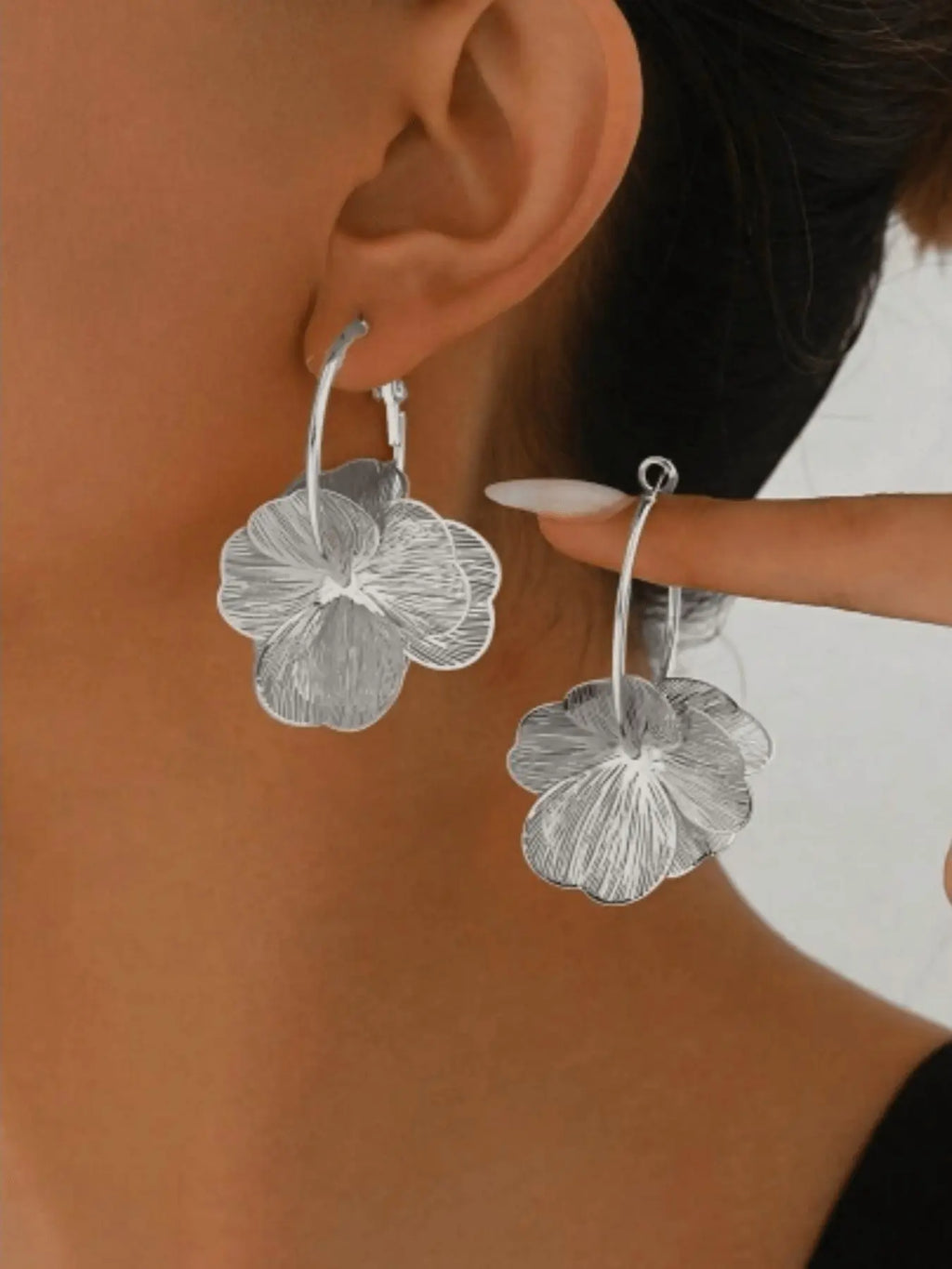 Hollow Out Flower Design Dangle Earrings, Lightweight Earrings, Fashionable Jewelry for Women, Trendy Versatile & Exquisite Jewelry, Ideal Birthday Gift, Dainty Fashion Jewelry, Fashionable Jewelry Accessories