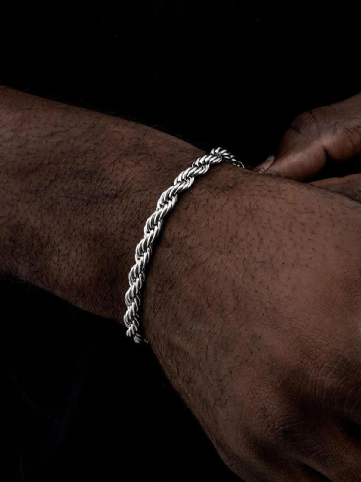 Men's Fashionable Cuban Chain Bracelet, Fashion Bracelets, Fashion Jewelry for Party, Daily Clothing Decor, Trendy All-match & Exquisite Jewelry for Birthday Gift