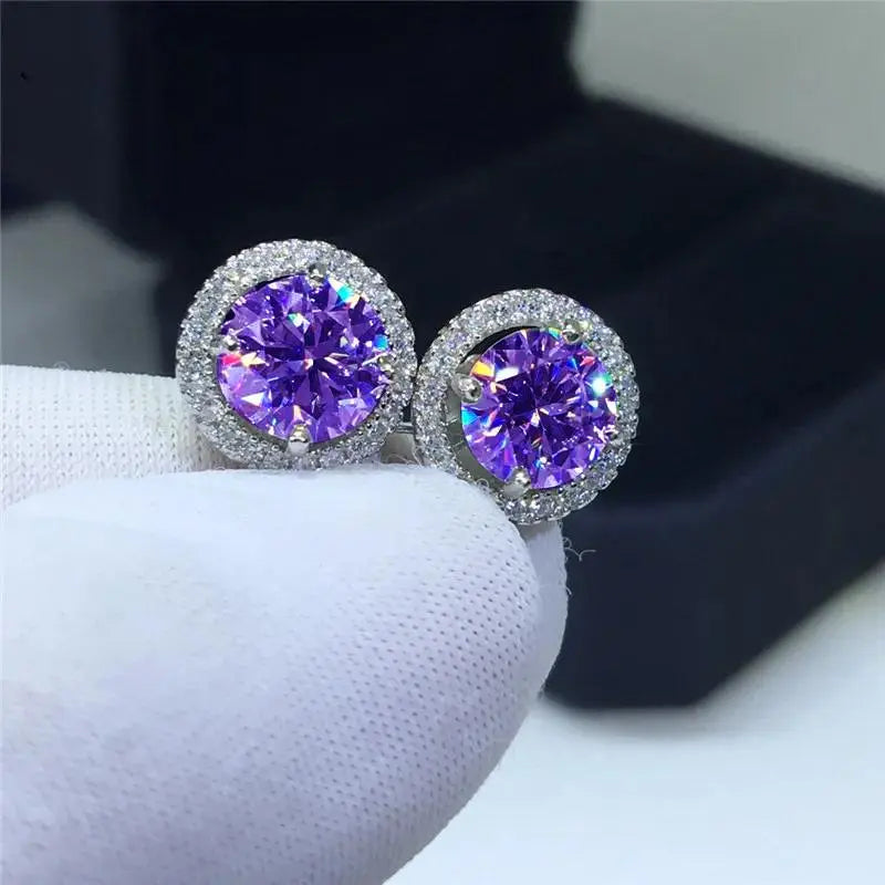 Minimalism Designed Birthstone Earrings Fashionable Classic Earringshook earrings Statement earrings clip Hoop earrings Valentine's Day Gift Girl Daily Casual Accessories Women's Men jewelry
