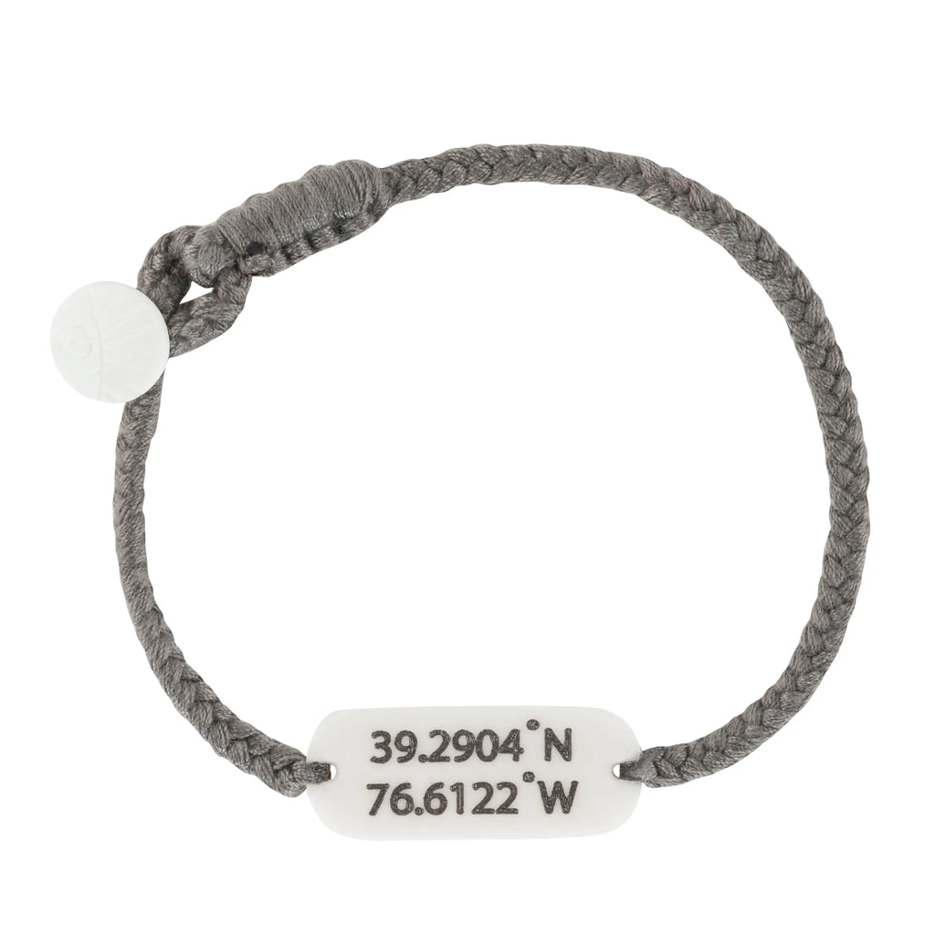 Wanderer Custom Coordinates Bracelet – Personalized Location Jewelry | Travel Sentimental Gift Handmade