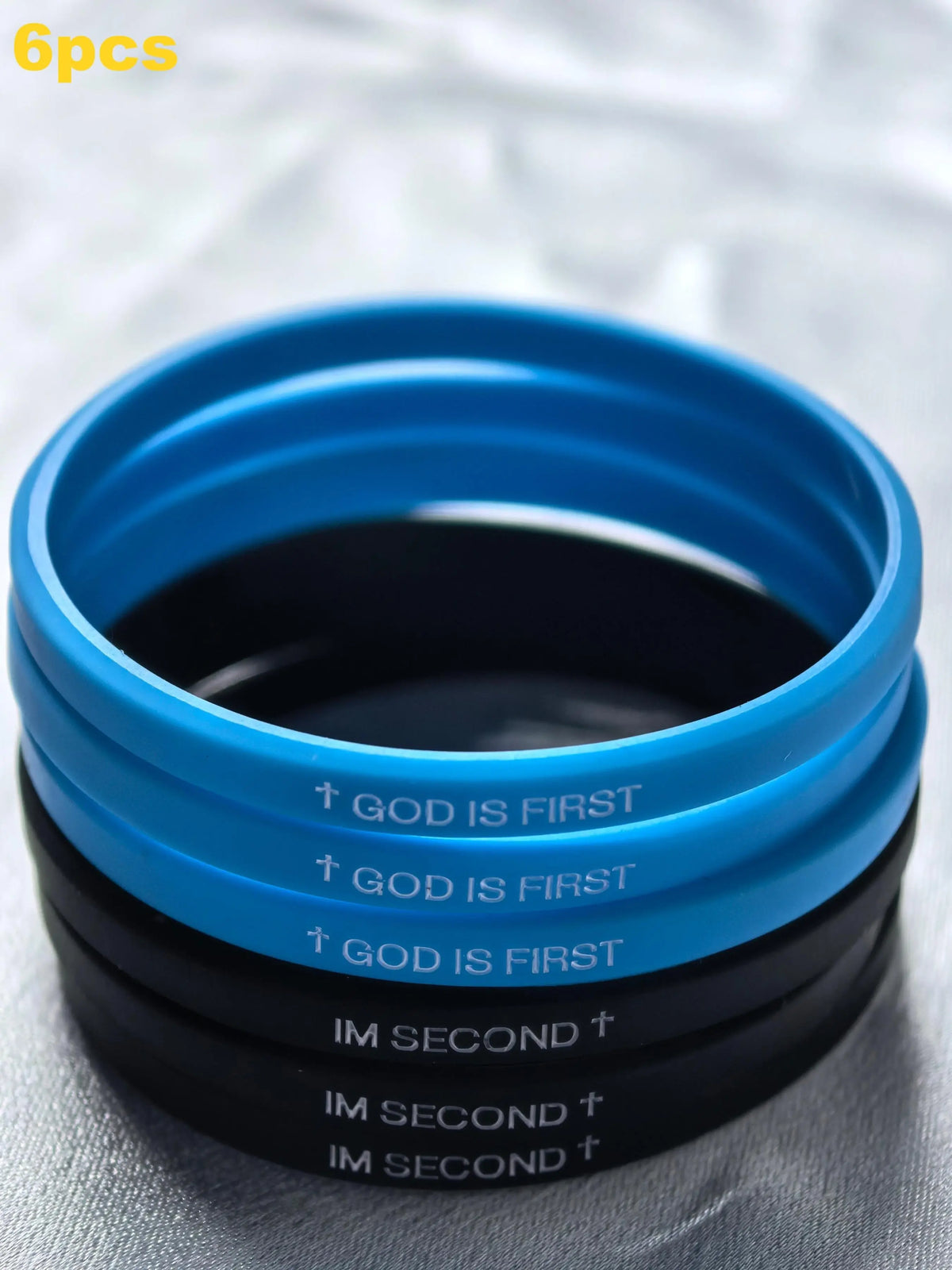 Christian Jesus Wristbands, Faith Prayer Bracelet, Bible Verse Bracelet, Inspirational God Is First Bracelet for Spiritual Strength, Stylish Religious Jewelry for Women & Men, Bracelets Stack
