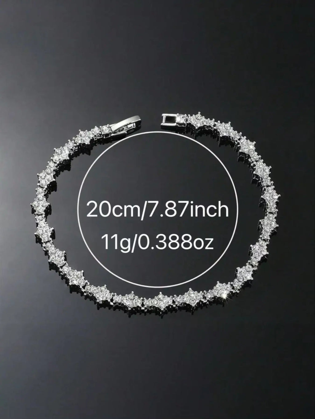 Hip-hop Style Tennis Bracelet, Alloy Chain Bracelet, Cz Bracelet, Accessories for Men and Women, Classic Sparkling Cubic Zirconia Commemorative Gift for Birthdays, Anniversaries, Exquisite Trendy Bracelet, Jewelry Bracelet, Bling Stylish Accessory