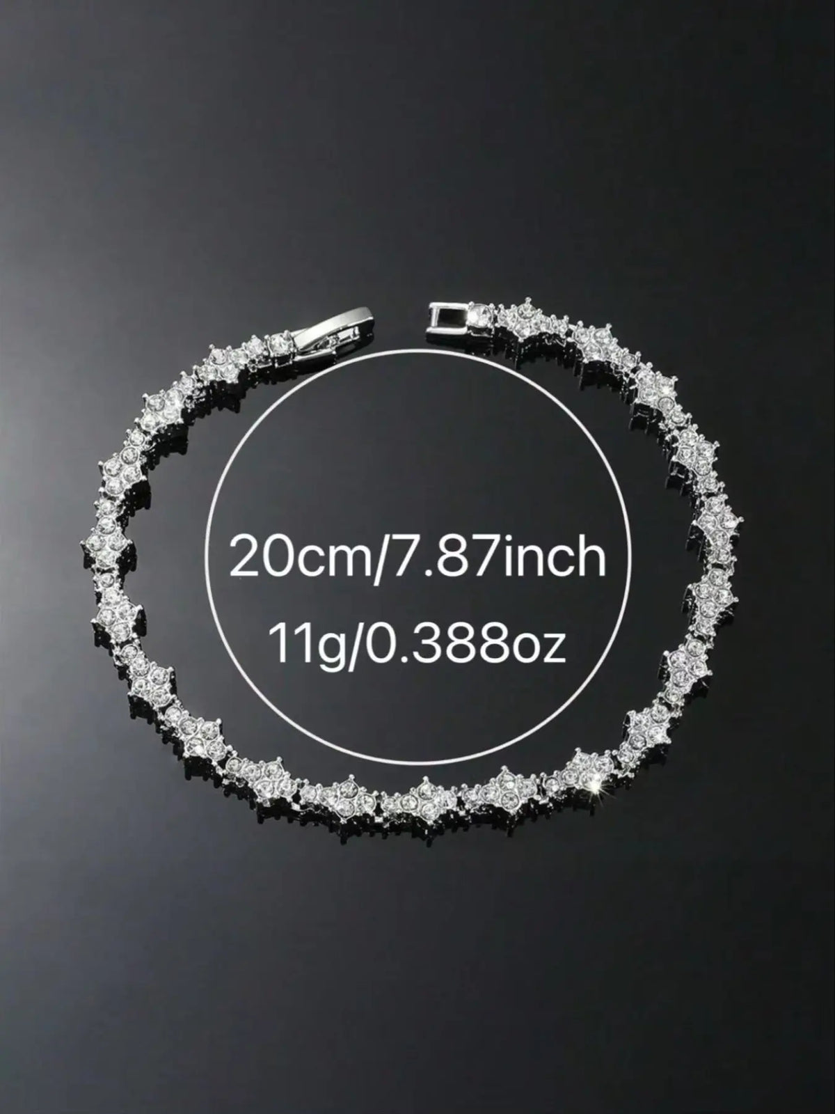 Hip-hop Style Tennis Bracelet, Alloy Chain Bracelet, Cz Bracelet, Accessories for Men and Women, Classic Sparkling Cubic Zirconia Commemorative Gift for Birthdays, Anniversaries, Exquisite Trendy Bracelet, Jewelry Bracelet, Bling Stylish Accessory