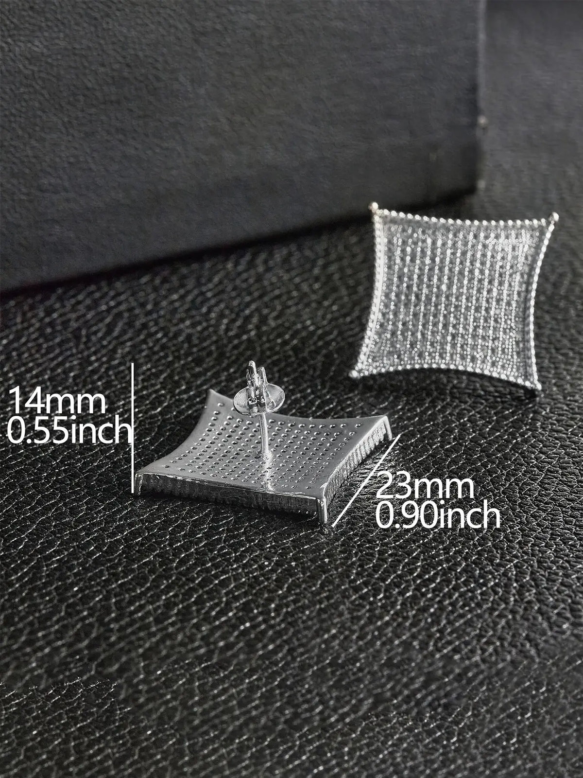 Iced Chics 23mm Large Star Stud Earrings, Earrings Studs, Unisex Hip Hop Style, Versatile Earrings, Comfortable Daily Wear, Party Accessories, All Seasons