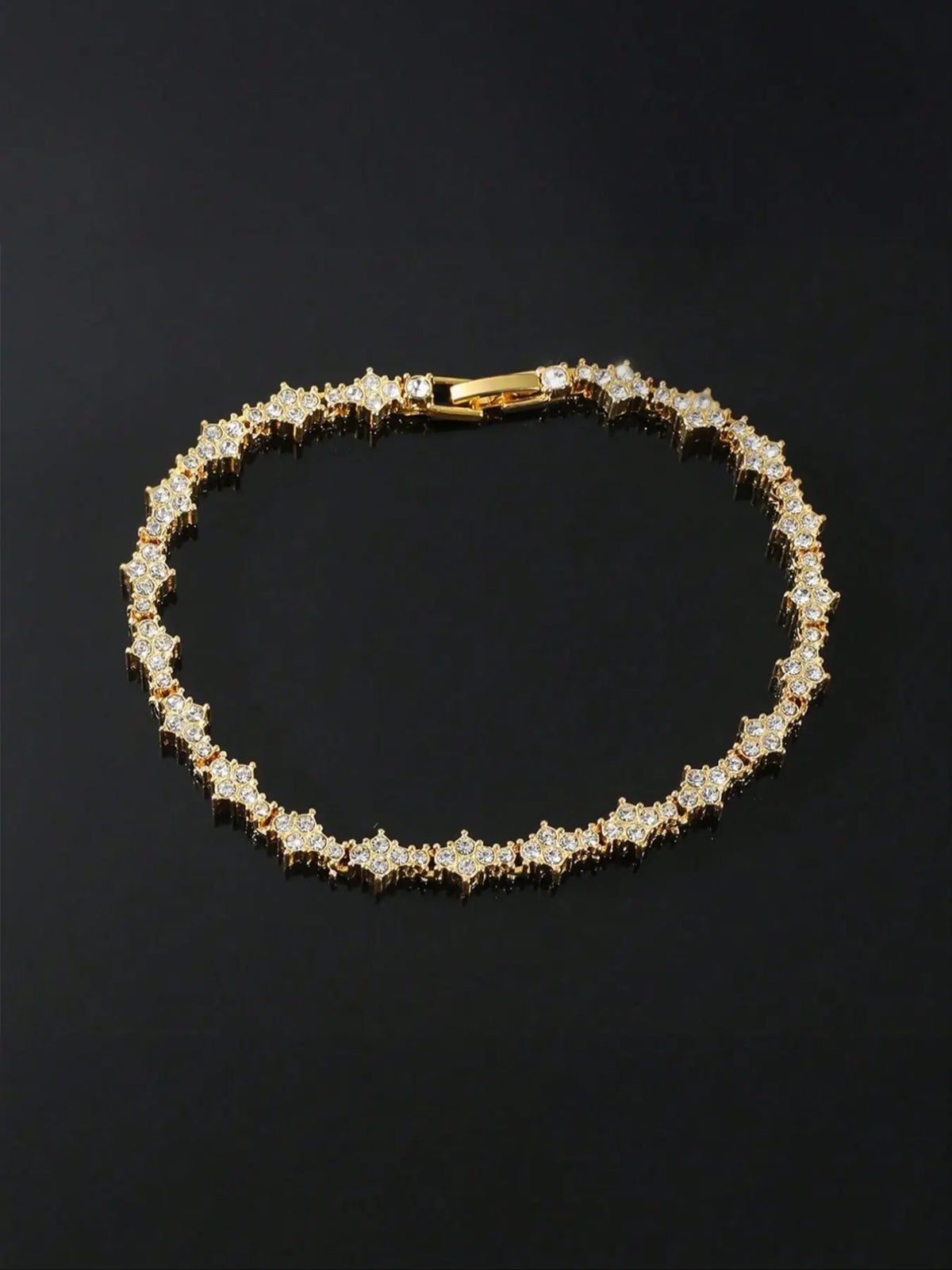 Hip-hop Style Tennis Bracelet, Alloy Chain Bracelet, Cz Bracelet, Accessories for Men and Women, Classic Sparkling Cubic Zirconia Commemorative Gift for Birthdays, Anniversaries, Exquisite Trendy Bracelet, Jewelry Bracelet, Bling Stylish Accessory