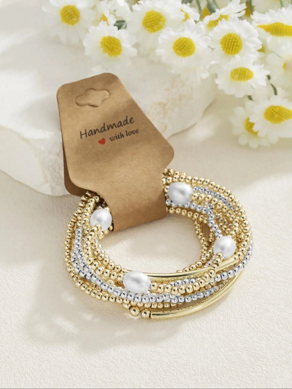 Boho Style Solid Color Beaded Bracelet, Fashionable Jewelry for Women, Trendy Versatile & Exquisite Jewelry for Birthday Gift, Trendy Stackable Bracelet, Beaded Bracelet Sets, Bracelets Stack