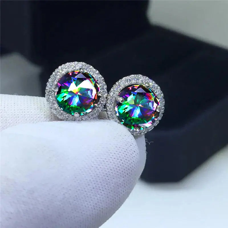 Minimalism Designed Birthstone Earrings Fashionable Classic Earringshook earrings Statement earrings clip Hoop earrings Valentine's Day Gift Girl Daily Casual Accessories Women's Men jewelry