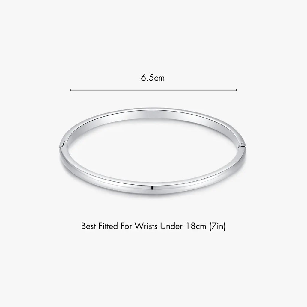 Simple Stacker Cuff Bangle Bracelet