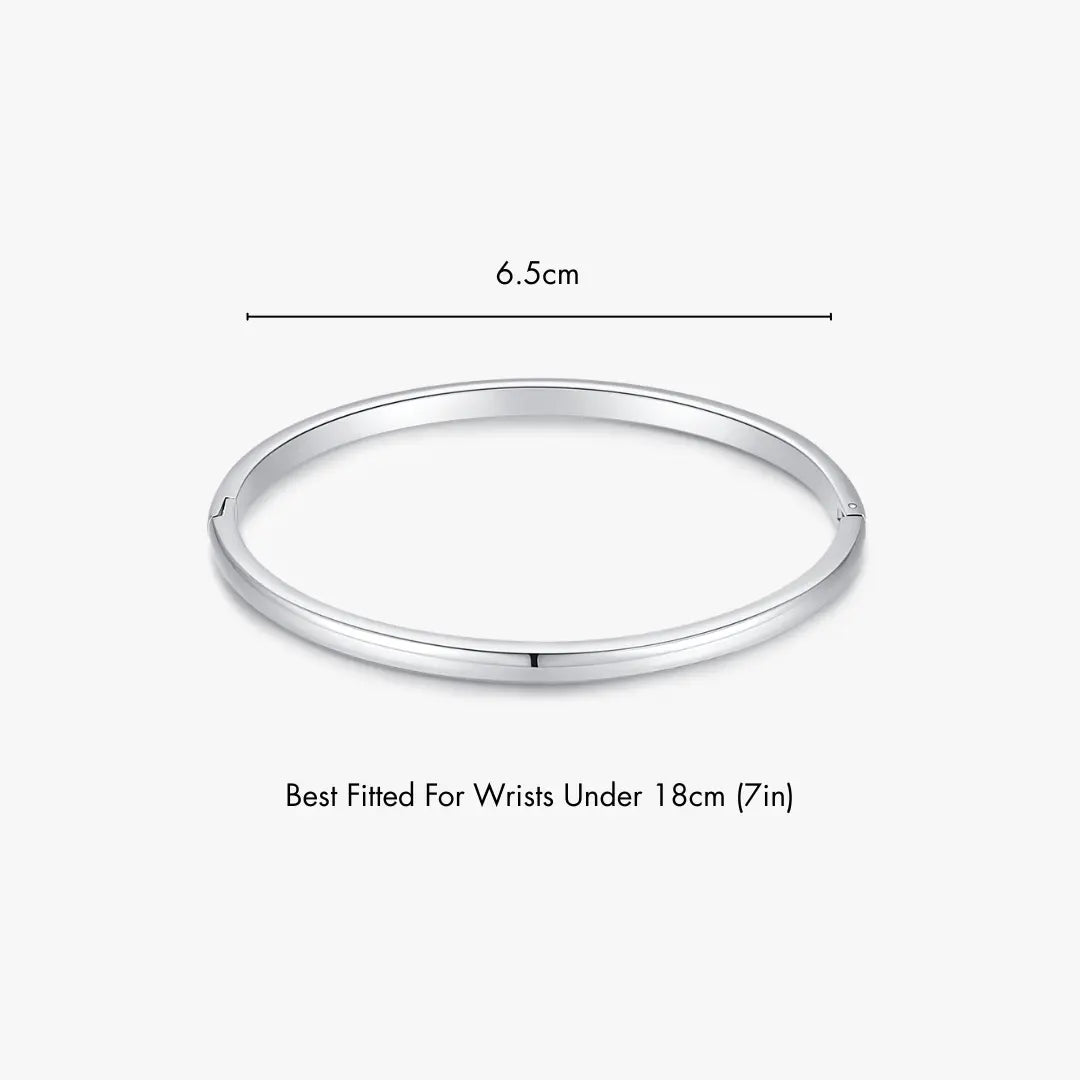 Simple Stacker Cuff Bangle Bracelet