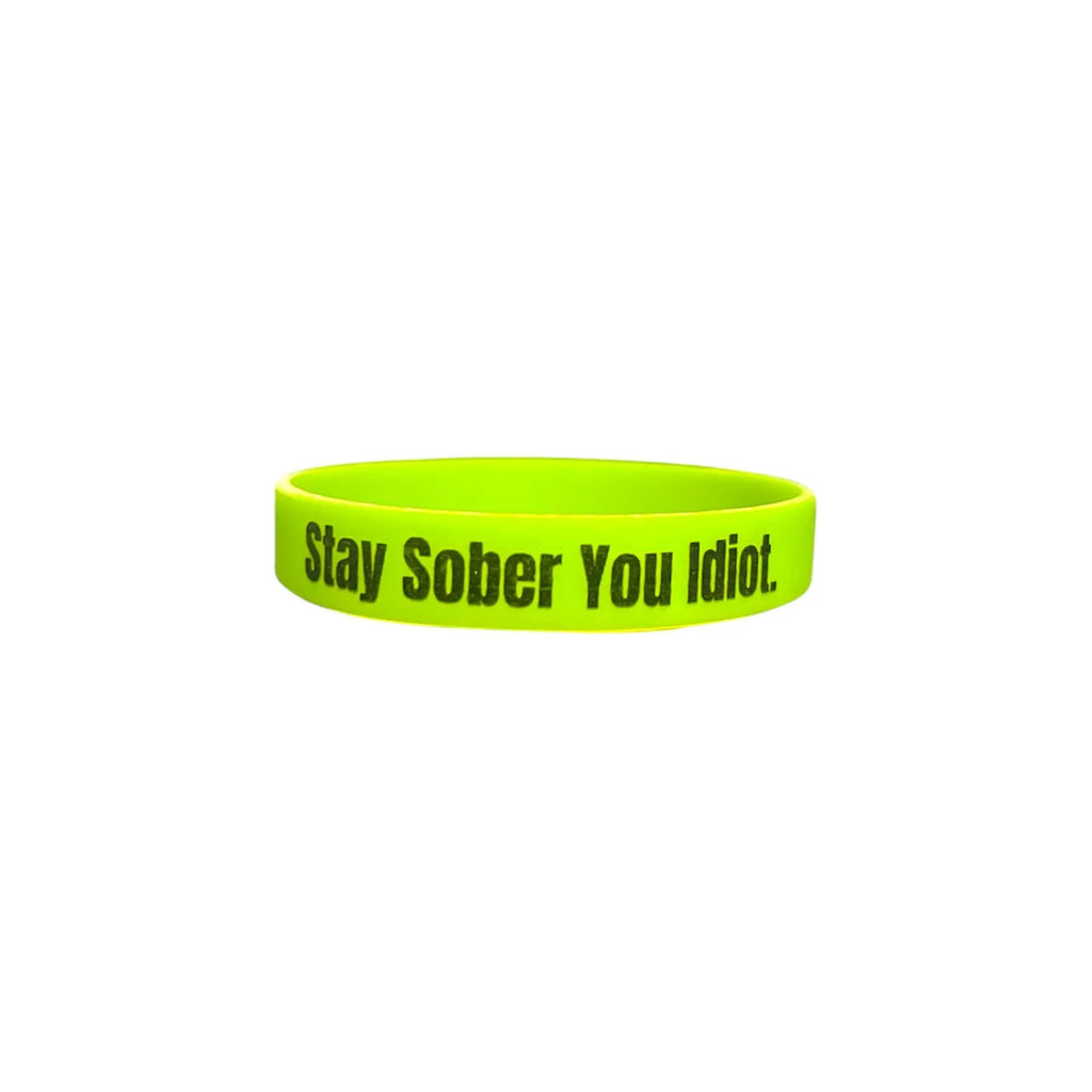 Stay Sober You Idiot. Wristbands Quick Dry Water-Resistant Breathable Comfortable Unisex