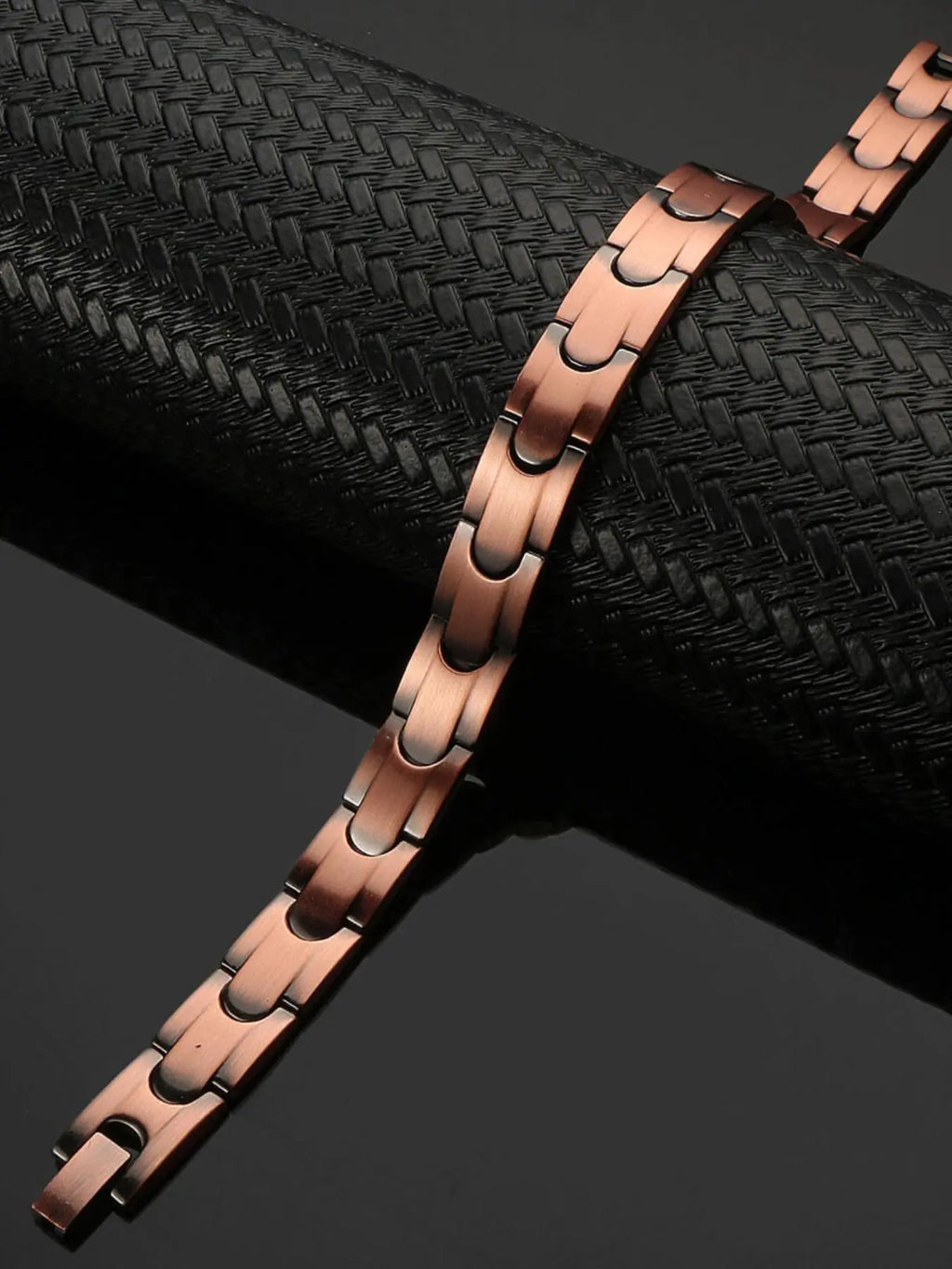 Copper Magnetic Bracelet, Copper Metal Bracelet, Adjustable Link Bracelet, Minimalist Adjustable Bracelet, Fashionable Bracelet, Simple Style Decoration, Fashion Accessories for Men & Women