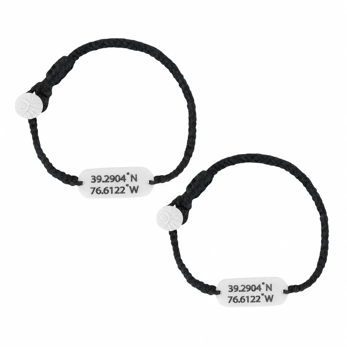 Wanderer Custom Coordinates Bracelet – Personalized Location Jewelry | Travel Sentimental Gift Handmade