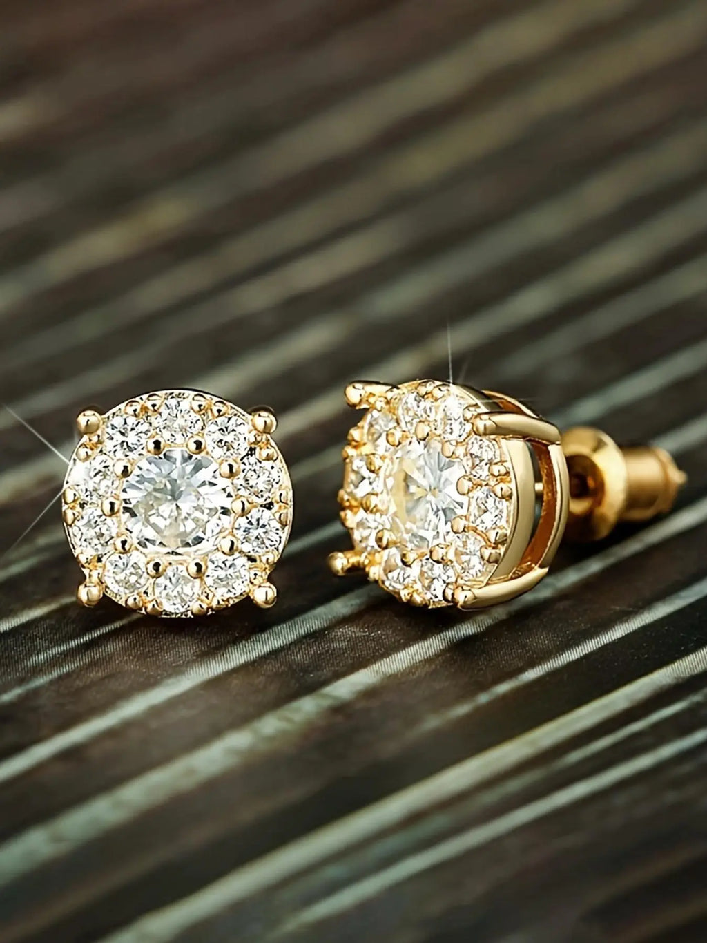 Minimalist Temperament Square Shaped rhinestones Decor Stud Earrings, Shining Earrings, Copper Earrings, Fashionable Jewelry for Women & Men, Trendy All-match & Exquisite Jewelry for Birthday Gift, High Quality Earrings, Square Rhinestone Studs
