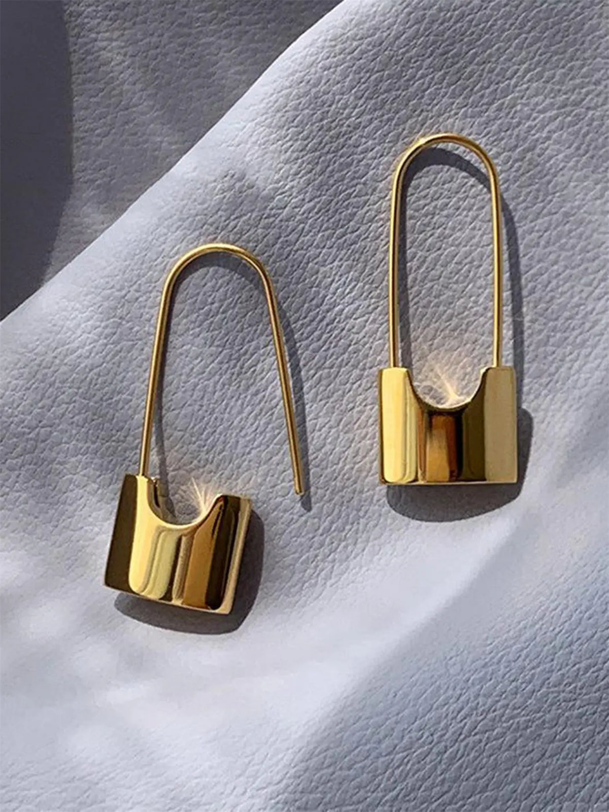 Elegant Simple Geometric Design Hoop Earrings, Ear Hoops, Fashion Jewelry for Party, Daily Clothing Decor, Trendy All-match & Exquisite Jewelry for Birthday Gift